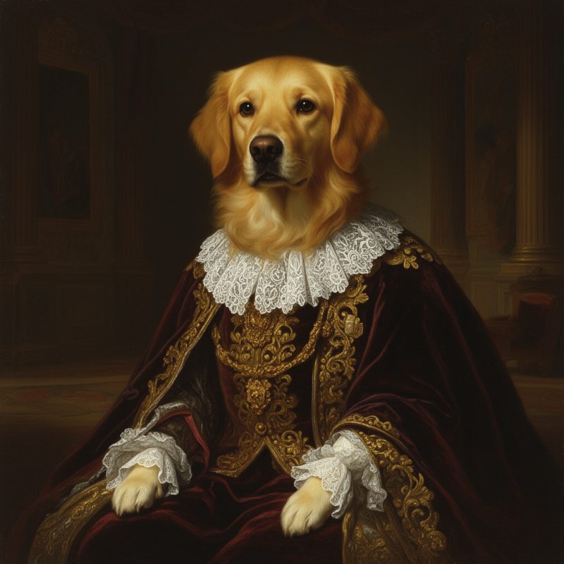 royal portrait after